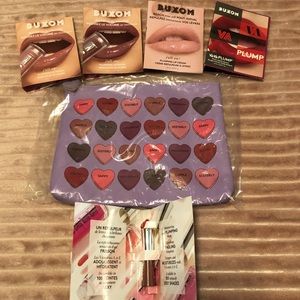 Mini Buxom Plumping Lip & Candy Heart Cosmetic Bag